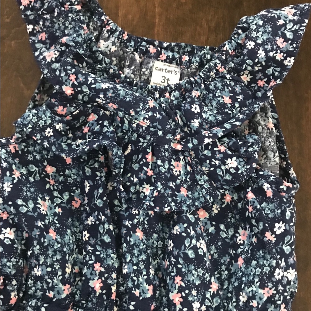 🚫SOLD🚫Carter’s Floral Ruffle Dress - Picture 3 of 4
